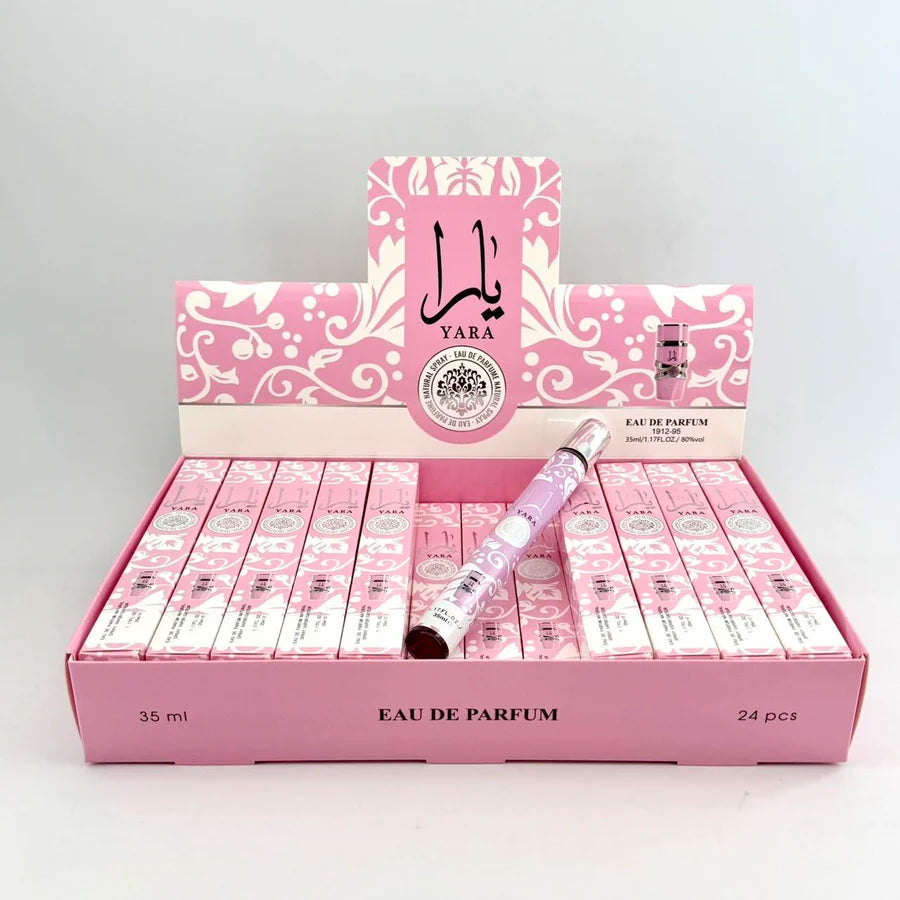 Yara Pink Eau de Parfum Travel Spray 35ml | Long-Lasting Pocket Perfume