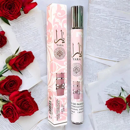 Yara Pink Eau de Parfum Travel Spray 35ml | Long-Lasting Pocket Perfume