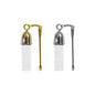 Secrete Glass Snuff Bottle With Metal Spoon Snorting Snorter Bullet Container Pill Case